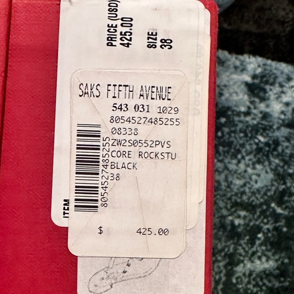 Valentino Garavani RUBBER ROCKSTUD THONG size 38 - Picture 4 of 10